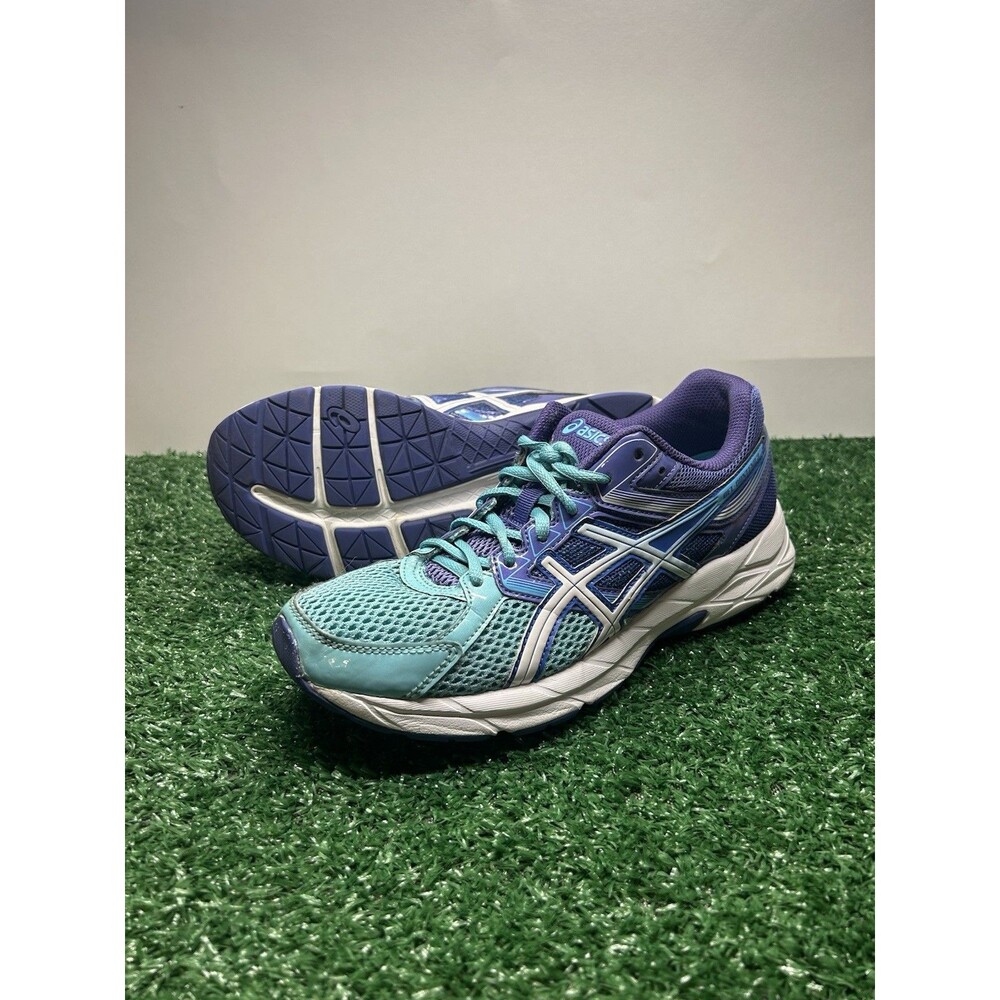 ASICS GEL Contend 3 Women Size 8 Running Shoes Purple Blue T5F9N Sneaker